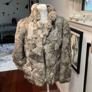 Women's Faux Fur Jacket - Gray